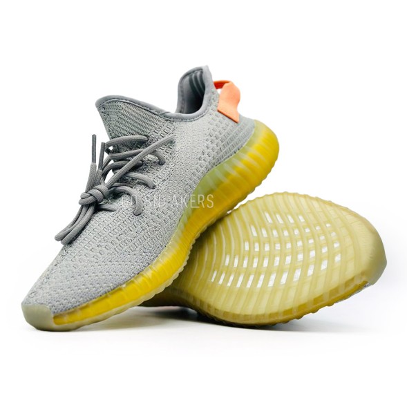 Мужские кроссовки Adidas Yeežy Boost 350 V2 Grey/Orange