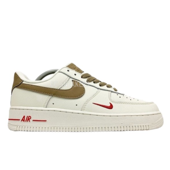 Детские кроссовки Nike Air Force 1 Low White Brown Kids