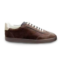 Brunello Cucinelli Suede Sneakers Brown