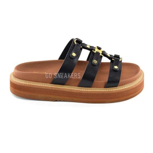 Женские шлепки Celine Spanking Black