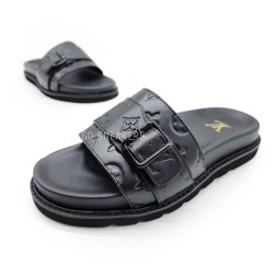 Louis Vuitton Flip-flops Leather Black