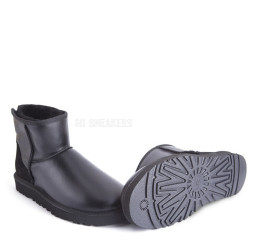 Mini Zip Metallic Black