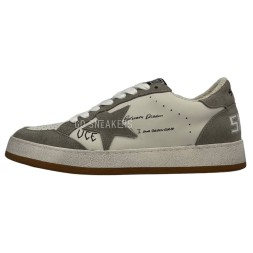 Golden Goose Ballstar White/Grey Glitter