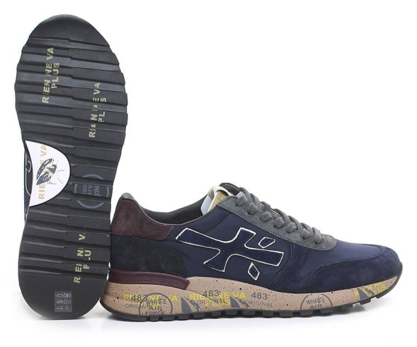 Мужские кроссовки Premiata Mick Suede Navy