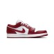 Унисекс кроссовки Nike Air Jordan 1 Low Gym Red White