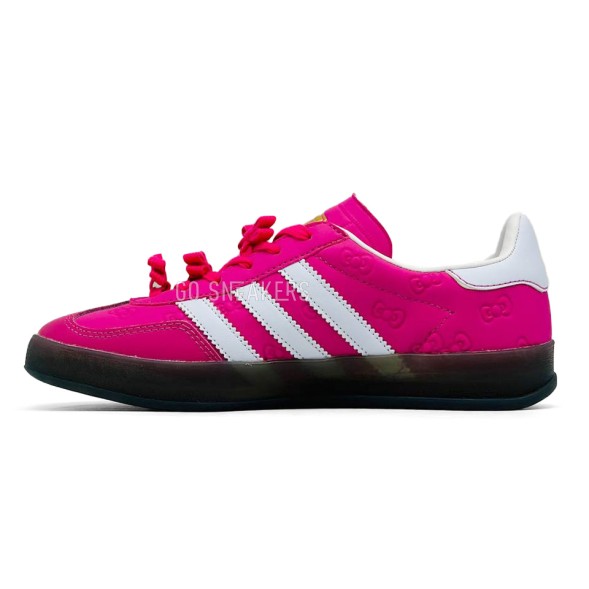 Женские кеды Hello Kitty x Adidas Gazelle Indoor Fuchsia